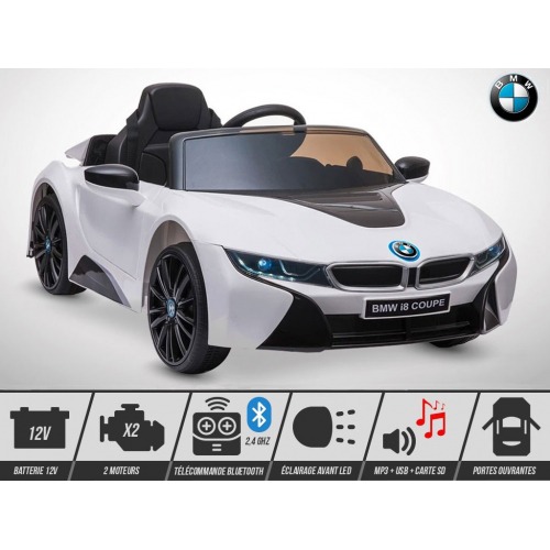 Voiture électrique enfants BMW i8 6 GT - Noir - Kiabi - 154.90€