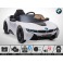 Voiture électrique 60W enfant KINGTOYS - BMW I8 - Blanc