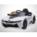 Voiture électrique 60W enfant KINGTOYS - BMW I8 - Blanc Voiture électrique 60W enfant KINGTOYS - BMW I8 - Blanc