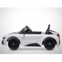 Voiture électrique 60W enfant KINGTOYS - BMW I8 - Blanc Voiture électrique 60W enfant KINGTOYS - BMW I8 - Blanc