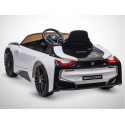 Voiture électrique 60W enfant KINGTOYS - BMW I8 - Blanc Voiture électrique 60W enfant KINGTOYS - BMW I8 - Blanc