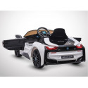 Voiture électrique 60W enfant KINGTOYS - BMW I8 - Blanc Voiture électrique 60W enfant KINGTOYS - BMW I8 - Blanc