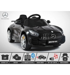 Voiture électrique enfant 12V - 70W - KINGTOYS - Mercedes GT-R AMG - Noir