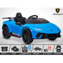 Voiture électrique 60W enfant KINGTOYS Lamborghini Huracan - Bleu Voiture électrique 60W enfant KINGTOYS Lamborghini Huracan - Bleu