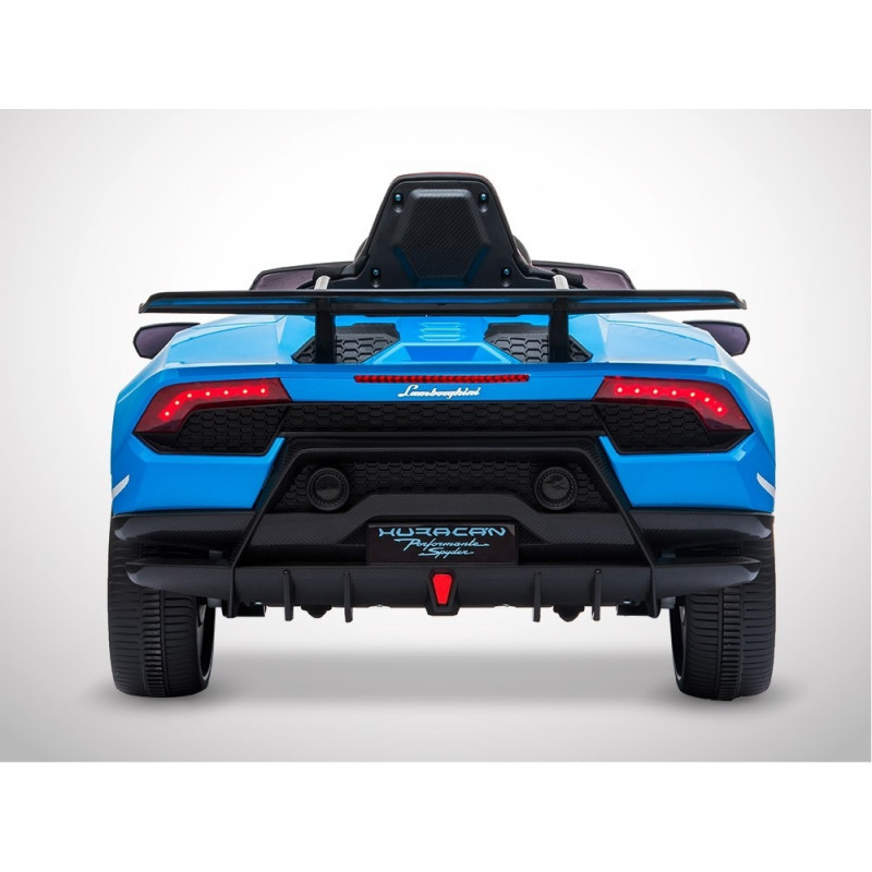 Voiture électrique 60W enfant KINGTOYS Lamborghini Huracan - Bleu