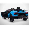 Voiture électrique 60W enfant KINGTOYS Lamborghini Huracan - Bleu Voiture électrique 60W enfant KINGTOYS Lamborghini Huracan - Bleu