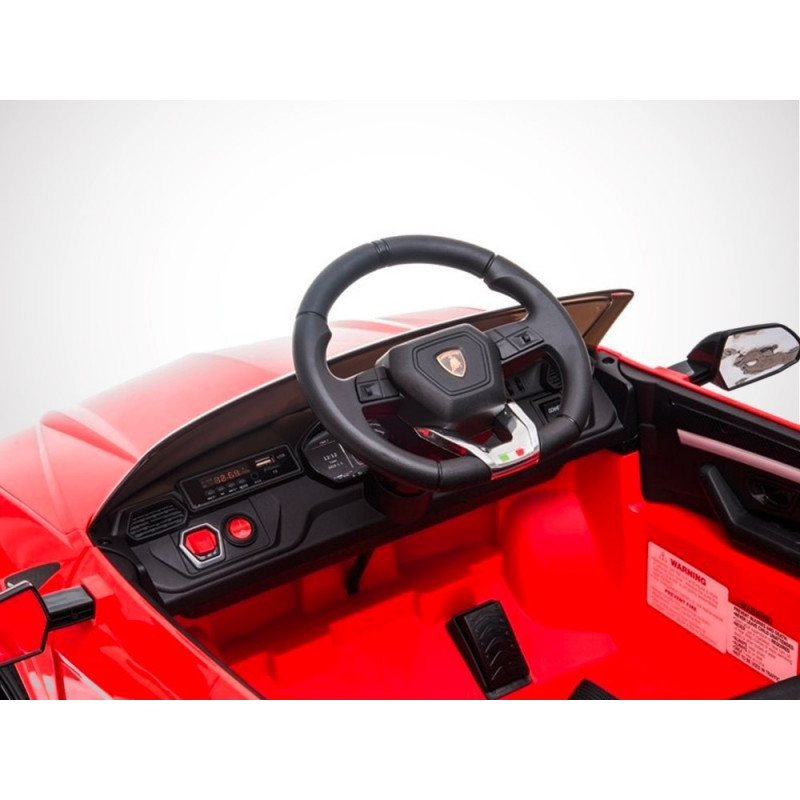 Voiture électrique 70W enfant KINGTOYS Lamborghini Urus - Rouge