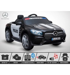 Voiture électrique de Police 80W enfant KINGTOYS Mercedes SL 500