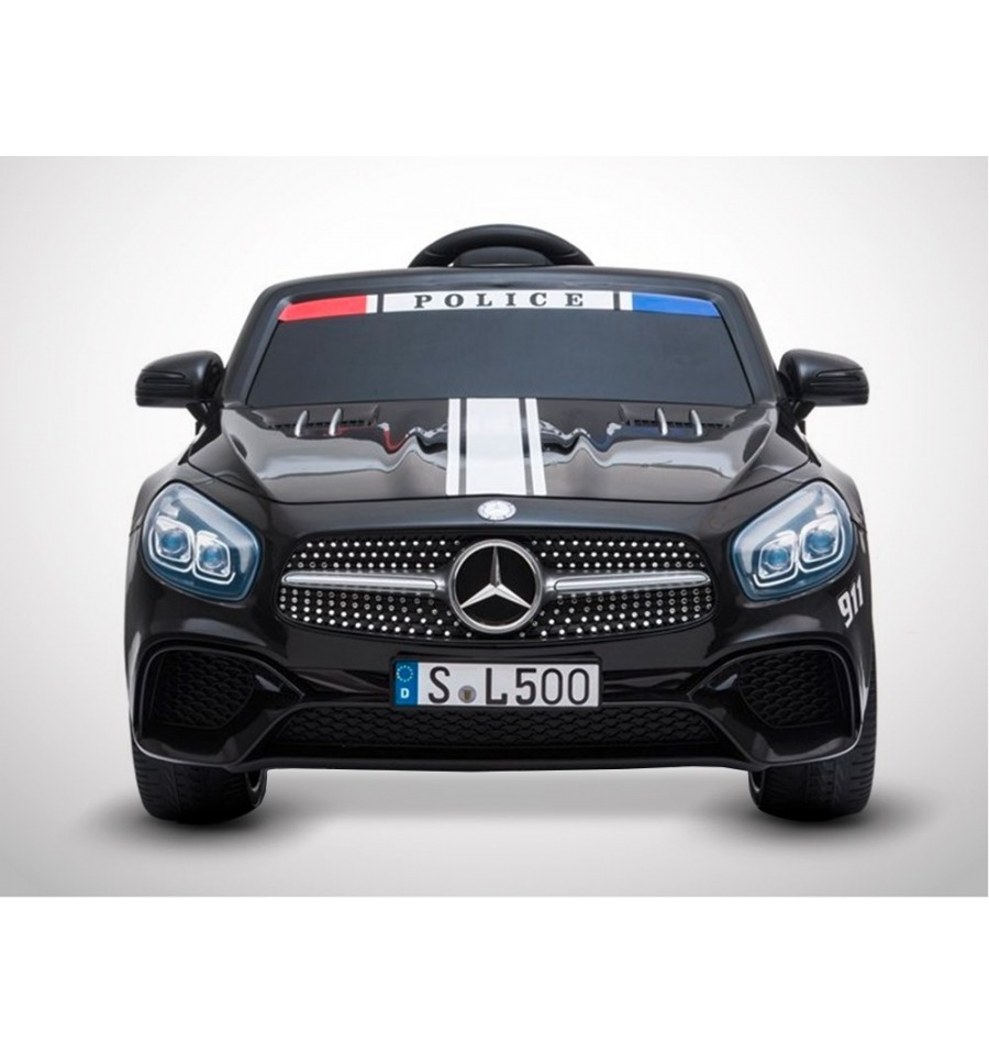 Voiture électrique enfant POLICE MERCEDES SL 500 80W de chez KINGTOYS