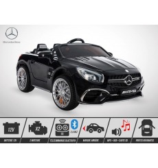 Voiture électrique enfant 12V - 70W - KINGTOYS Mercedes SL 65 AMG - Noir