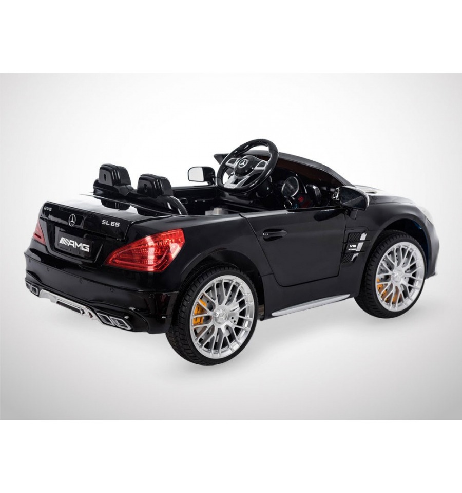 Mercedes Benz SL65 AMG 12 Volts Blanche - Voiture Électrique Enfant 12 V -  Véhicule Jouet Bébé Garçon Fille