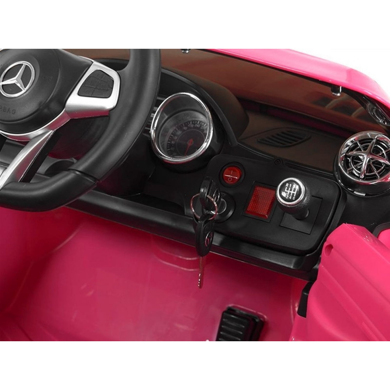 Voiture électrique 70W enfant KINGTOYS Mercedes SL 65 AMG - Rose