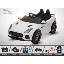 Voiture électrique 50W enfant KINGTOYS Jaguar F-TYPE SVR - Blanc Voiture électrique 50W enfant KINGTOYS Jaguar F-TYPE SVR - Blanc