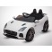 Voiture électrique 50W enfant KINGTOYS Jaguar F-TYPE SVR - Blanc