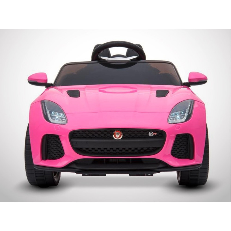 Voiture électrique 50W enfant KINGTOYS Jaguar F-TYPE SVR - Rose