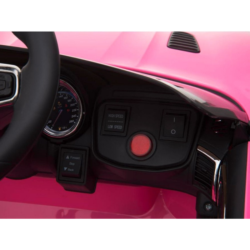 Voiture électrique 50W enfant KINGTOYS Jaguar F-TYPE SVR - Rose