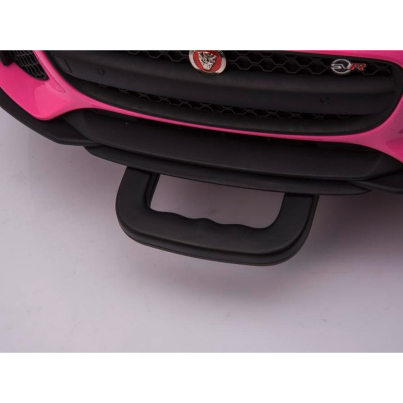 Voiture électrique 50W enfant KINGTOYS Jaguar F-TYPE SVR - Rose