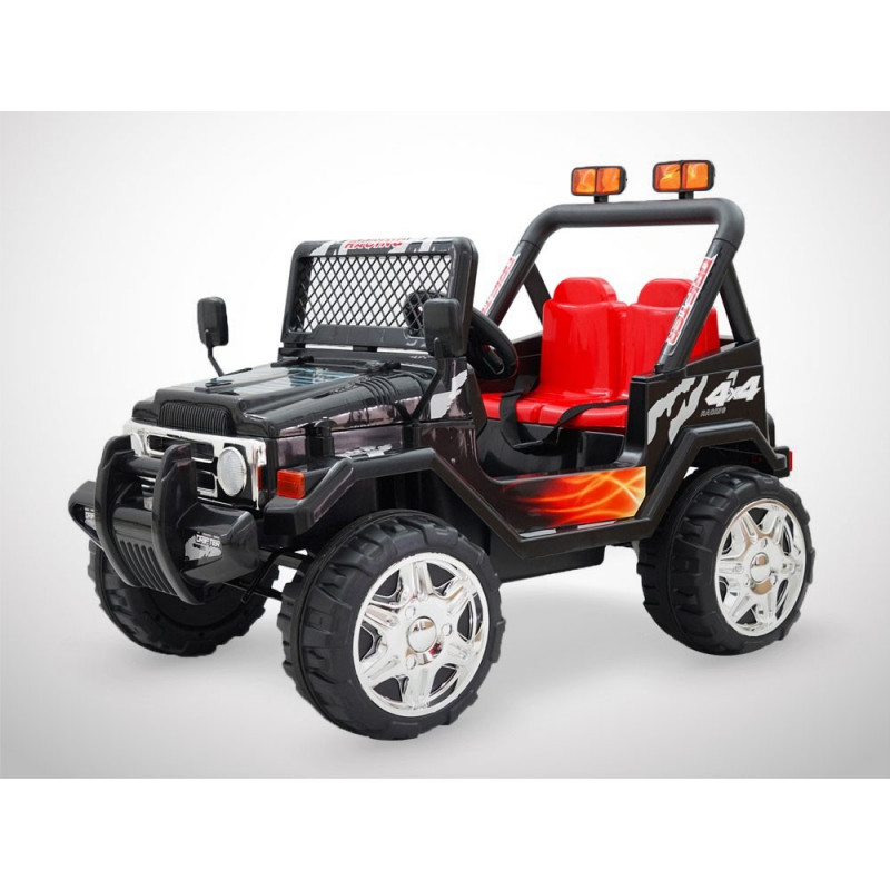 Voiture électrique 70W enfant KINGTOYS 4X4 Mountain - Noir