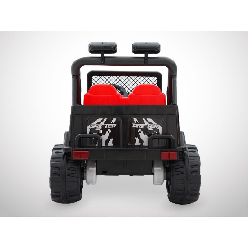 Voiture électrique 70W enfant KINGTOYS 4X4 Mountain - Noir