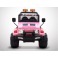 Voiture électrique 70W enfant KINGTOYS 4X4 Mountain - Rose