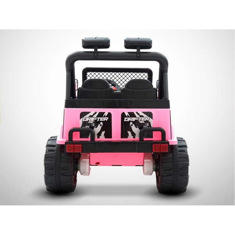 Voiture électrique 70W enfant KINGTOYS 4X4 Mountain - Rose