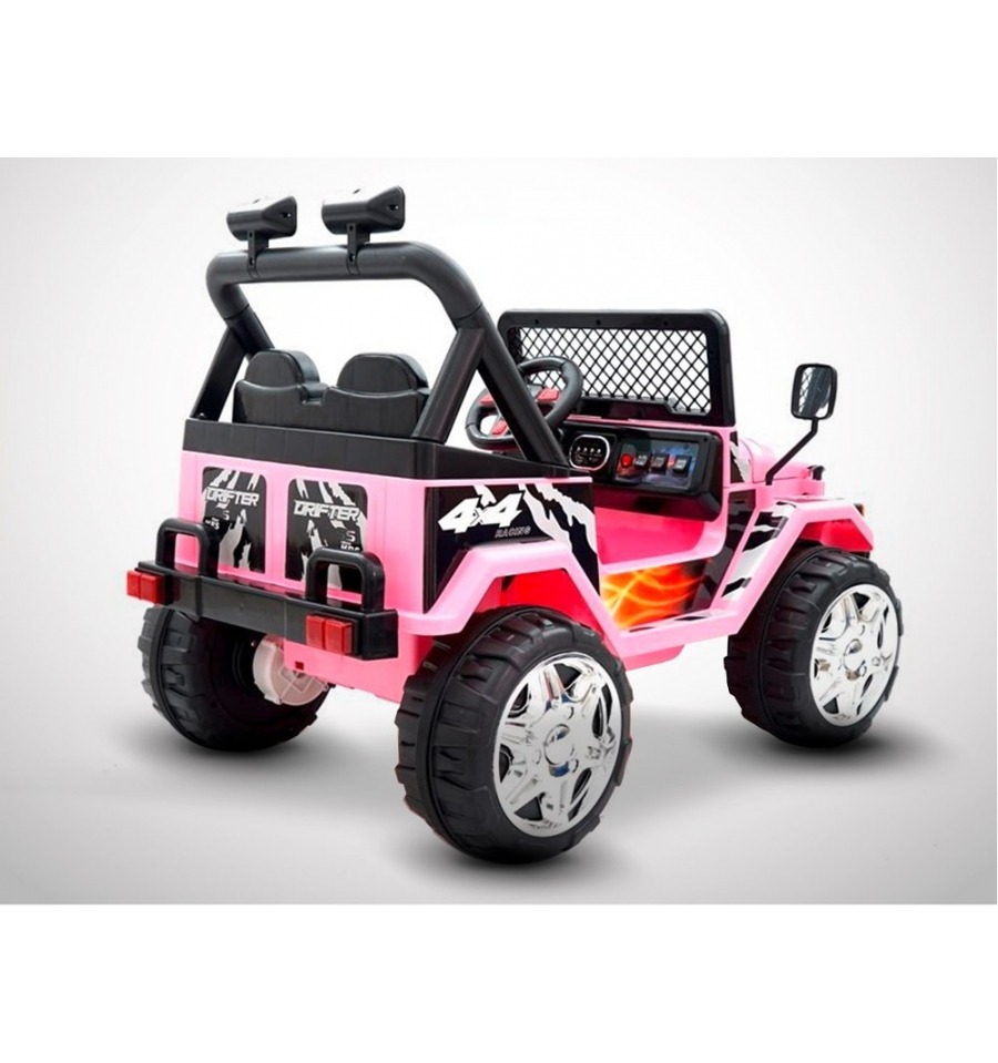 4x4 12V 2- Places Rose - Voiture Électrique Pour Enfants