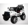 Voiture électrique 180W enfant KINGTOYS 4X4 Jeep - Blanc