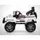 Voiture électrique 180W enfant KINGTOYS 4X4 Jeep - Blanc