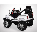 Voiture électrique 180W enfant KINGTOYS 4X4 Jeep - Blanc Voiture électrique 180W enfant KINGTOYS 4X4 Jeep - Blanc