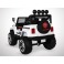 Voiture électrique 180W enfant KINGTOYS 4X4 Jeep - Blanc