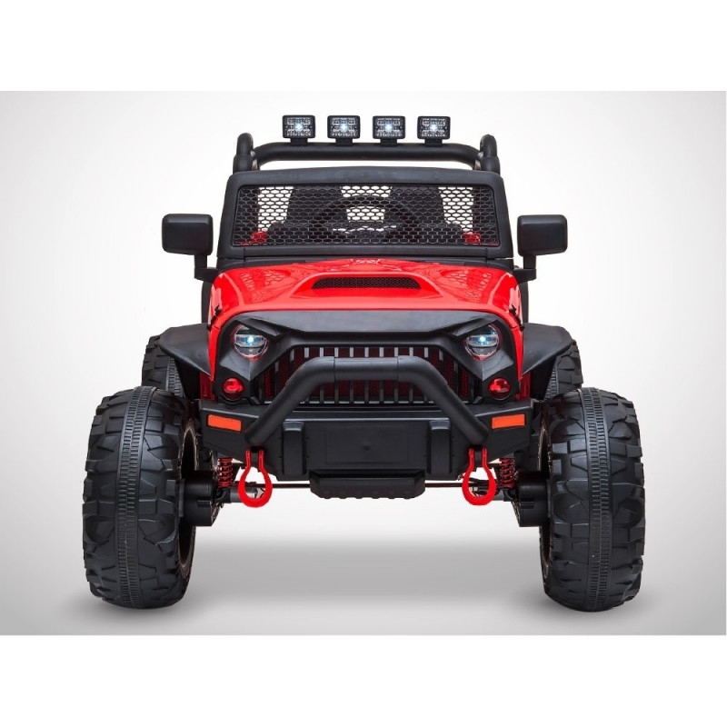 Voiture électrique 80W enfant KINGTOYS 4X4 Big rock - Rouge