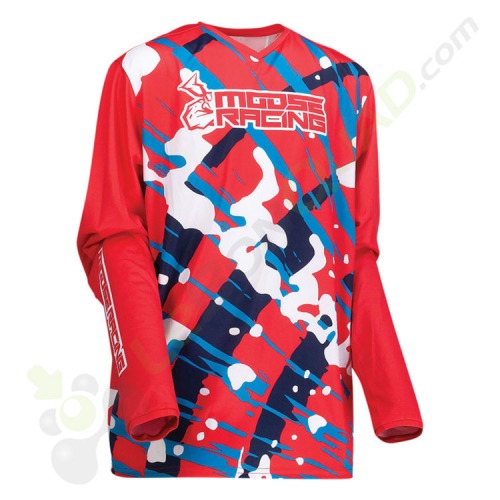 Maillot enfant MOOSE RACING AGROID ROUGE taille YM
