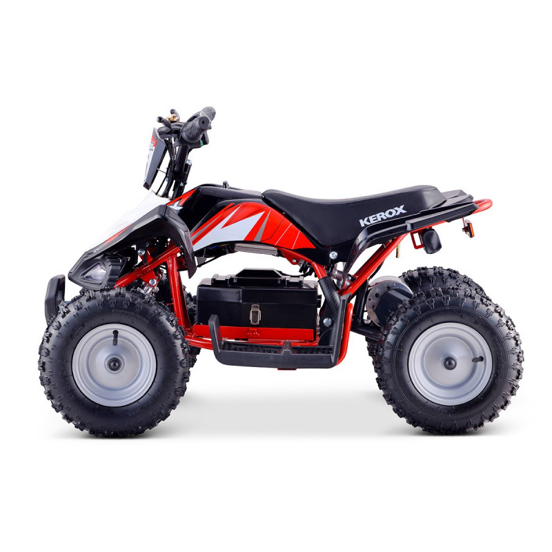 Pocket Quad électrique 800W enfant KEROX E-Rex BW6 ROUGE
