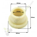 Entretoise nylon axe pivot de Quad 110 et quad 125