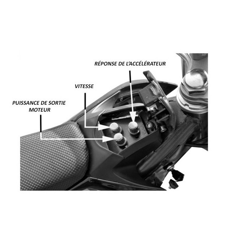 Pit Bike électrique KEROX E-STORM JAUNE