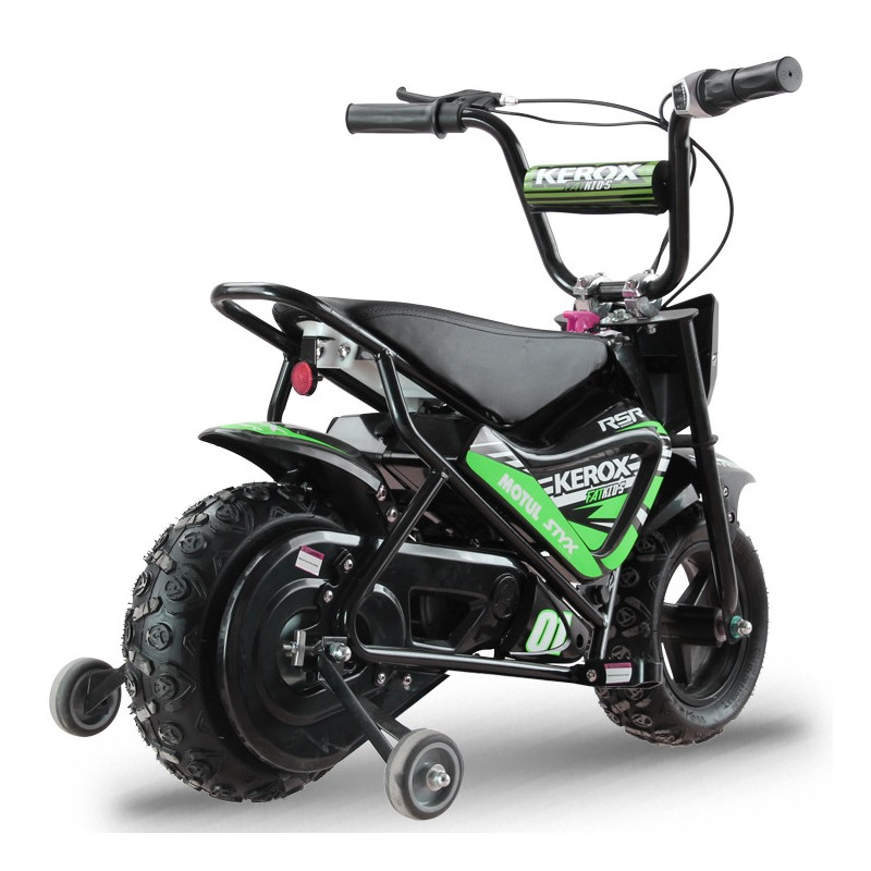Moto électrique 250W enfant KEROX E-Fat kids VERT