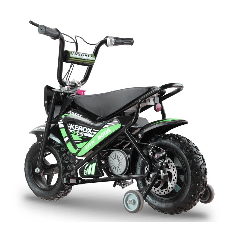 Moto électrique 250W enfant KEROX E-Fat kids VERT