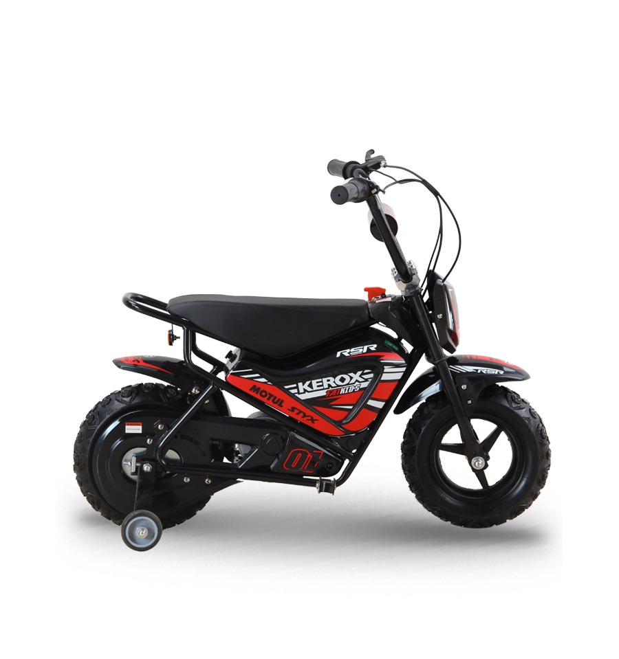 Moto électrique pour enfant CRZ E-KID 250W - Rouge