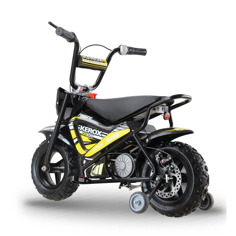 Moto électrique 250W enfant KEROX E-Fat kids JAUNE
