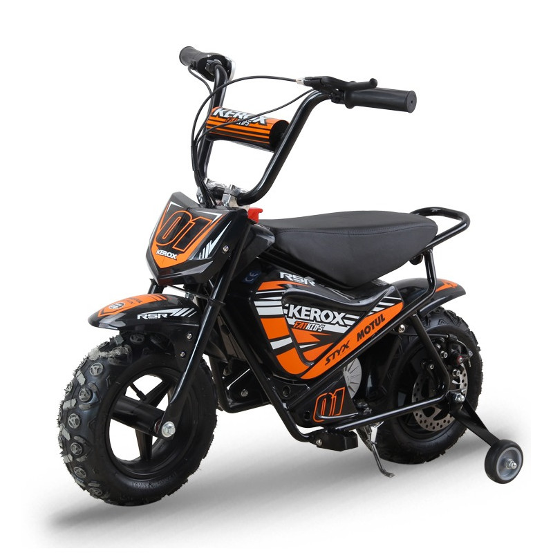 Moto électrique 250W enfant KEROX E-Fat kids ORANGE