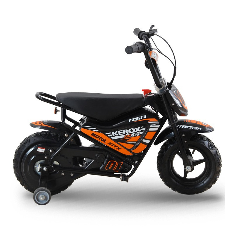 Moto électrique 250W enfant KEROX E-Fat kids ORANGE