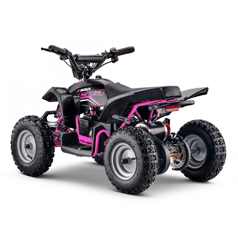 Pocket quad électrique 800w enfant LBQ E-Wokx BW6 ROSE