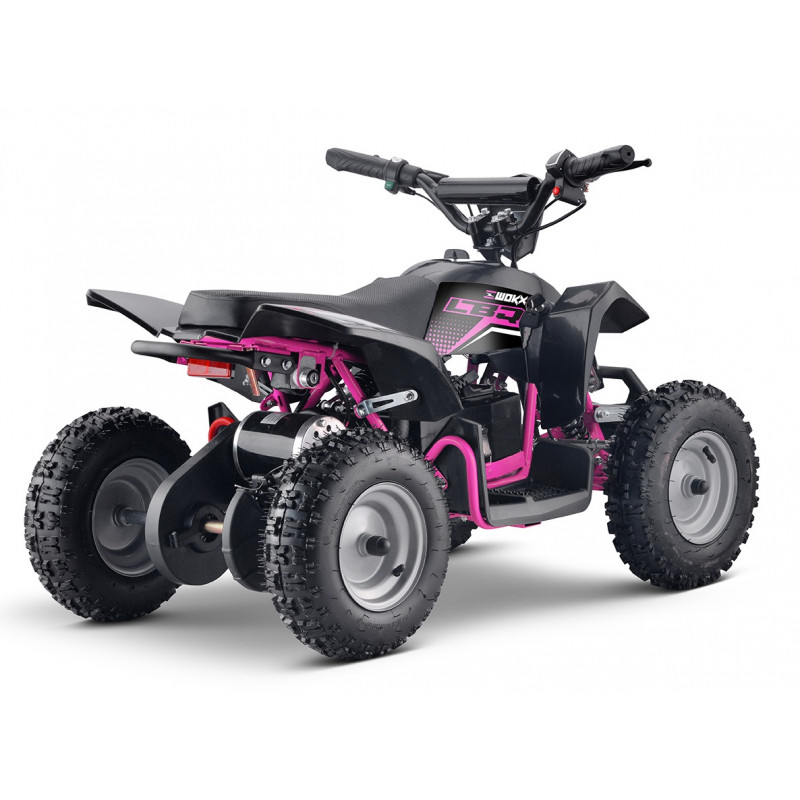 Pocket quad électrique 800w enfant LBQ E-Wokx BW6 ROSE