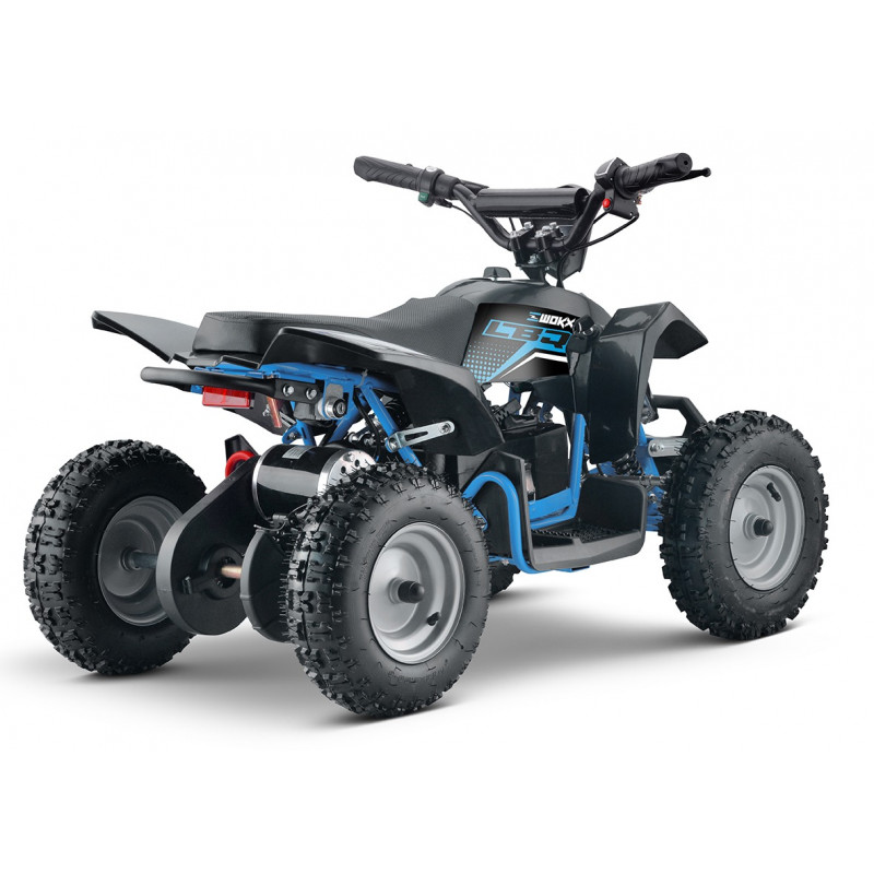 Pocket quad électrique 800w enfant LBQ E-Wokx BW6 BLEU
