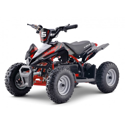 Pocket Quad électrique 800W enfant LBQ E-Speedy BW6 ROUGE