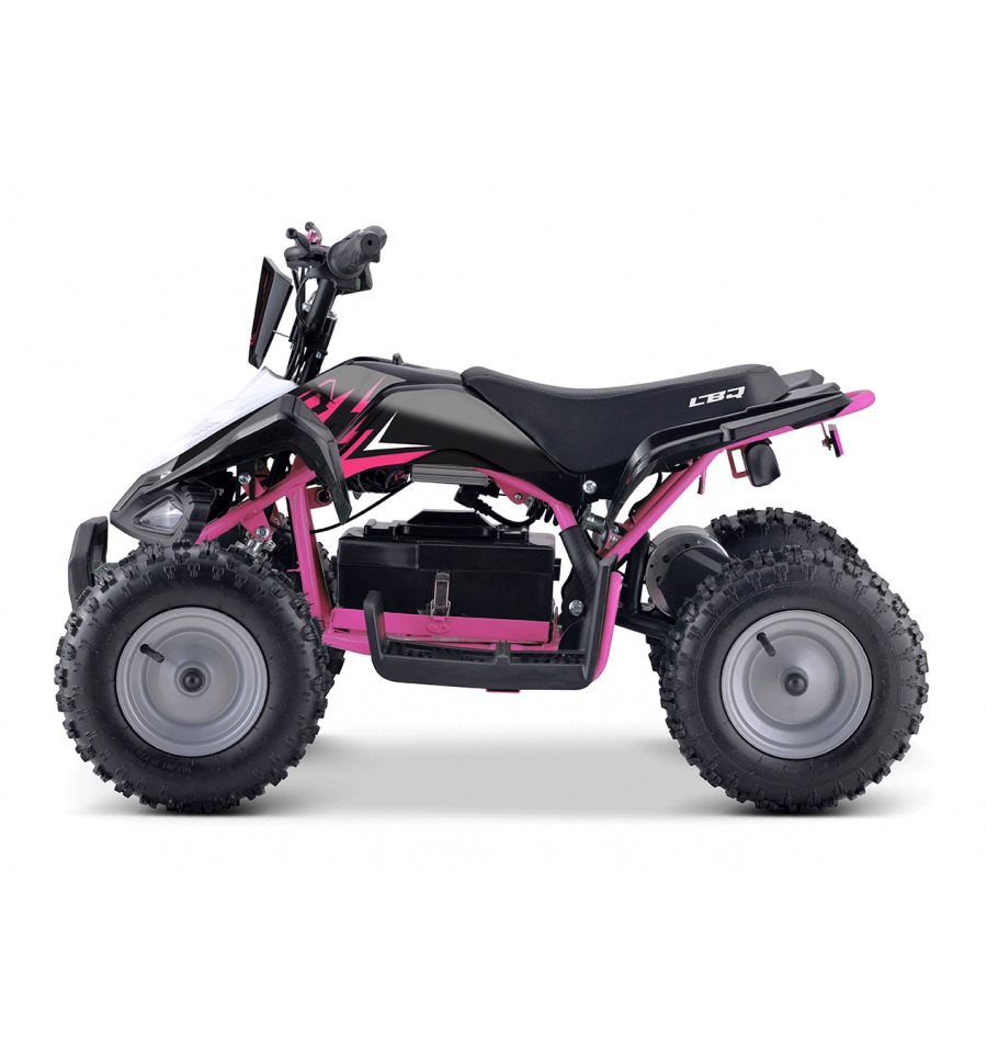 Pocket quad électrique 800w LBQ E-Wokx grande roue ROSE