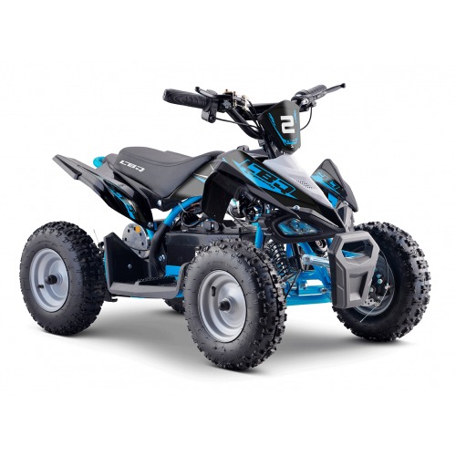 Pocket Quad électrique 800W enfant LBQ E-Speedy BW6 BLEU