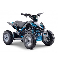 Pocket Quad électrique 800W enfant LBQ E-Speedy BW6 BLEU