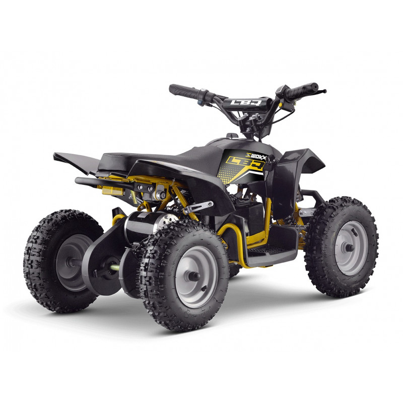 Pocket quad électrique 800w enfant LBQ E-Wokx BW6 JAUNE