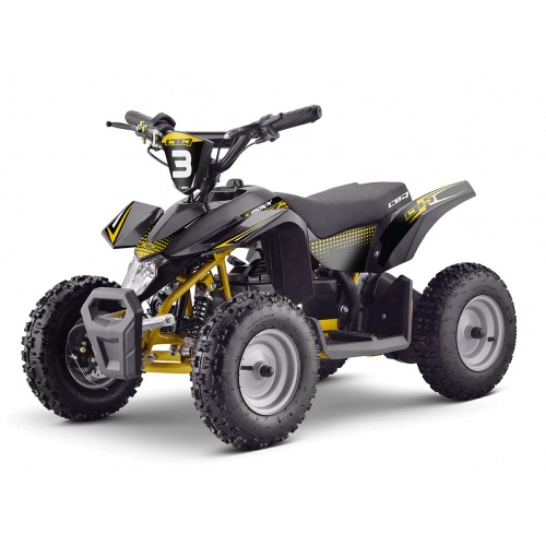 Pocket quad électrique 800w enfant LBQ E-Wokx BW6 JAUNE